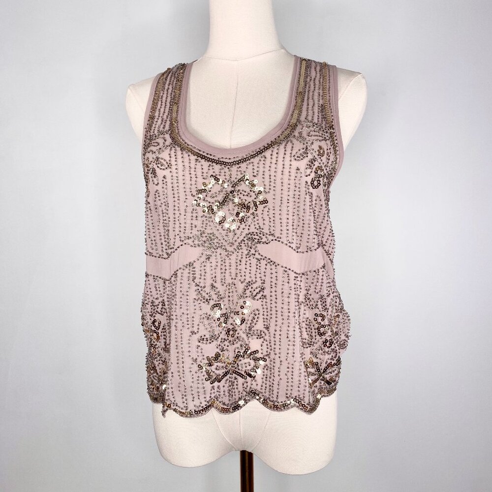 Revamped by Sirens - Grey beaded camisole